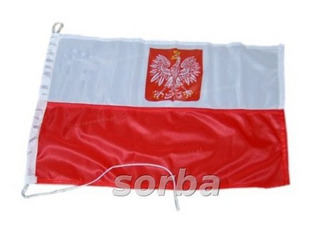 Flaga-bandera Polska 24x15