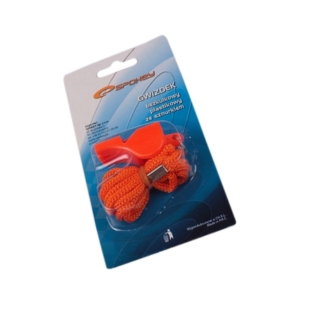 Gwizdek plastikowy orange 83604