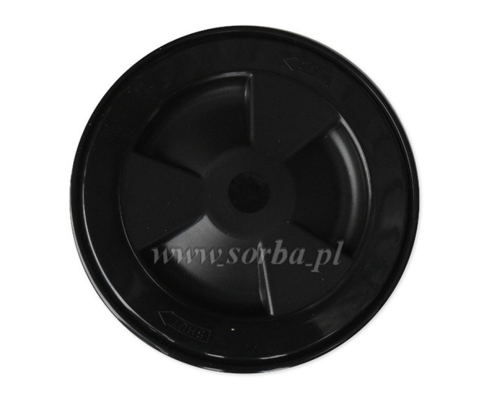 Dekiel mały czarny 104/145 mm  43910