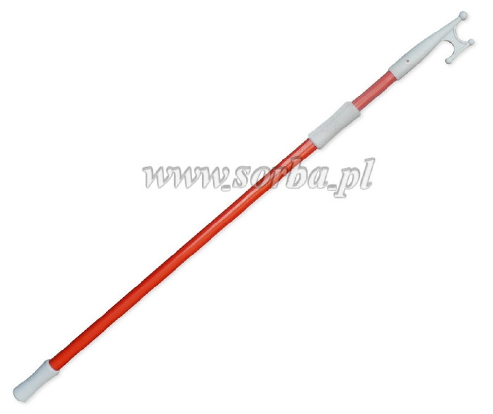 Bosak alu.teleskopowy 120-210 cm 0808001 czerwony