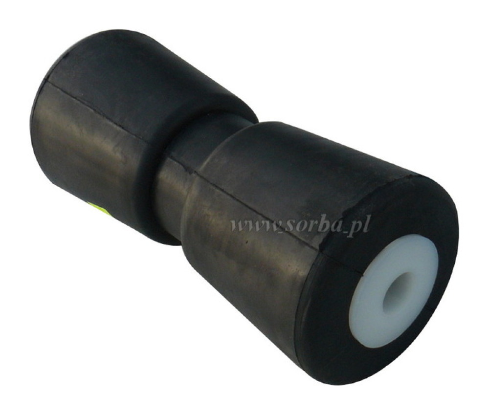 Rolka kilowa gumowa czarna 190x85 mm