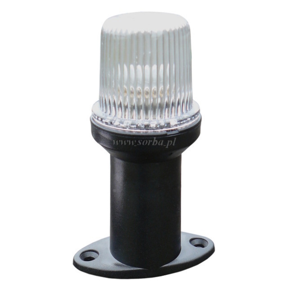 Lampa nawig.biała na czarnej podstawie  30183