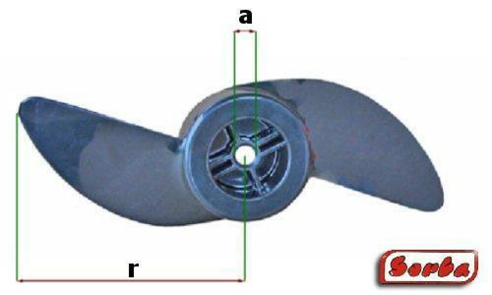 Śruba napędowa PROP KIT-3.0/2-ŁOPATKI 48-M899391T