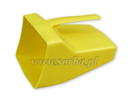 Czerpak plastikowy 2 L żółty