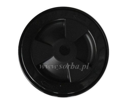 Dekiel mały czarny 104/145 mm  43910