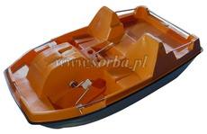 Rower wodny MAŁY 270x170 cm nowy model pomarańcz.