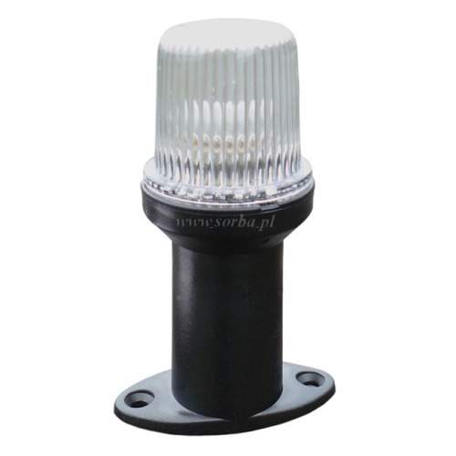 Lampa nawig.biała na czarnej podstawie  30183